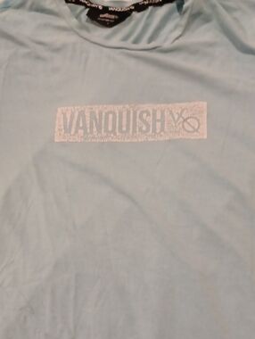 Vanquish Men's Light Blue Vanquish Logo Short Sleeve Tee